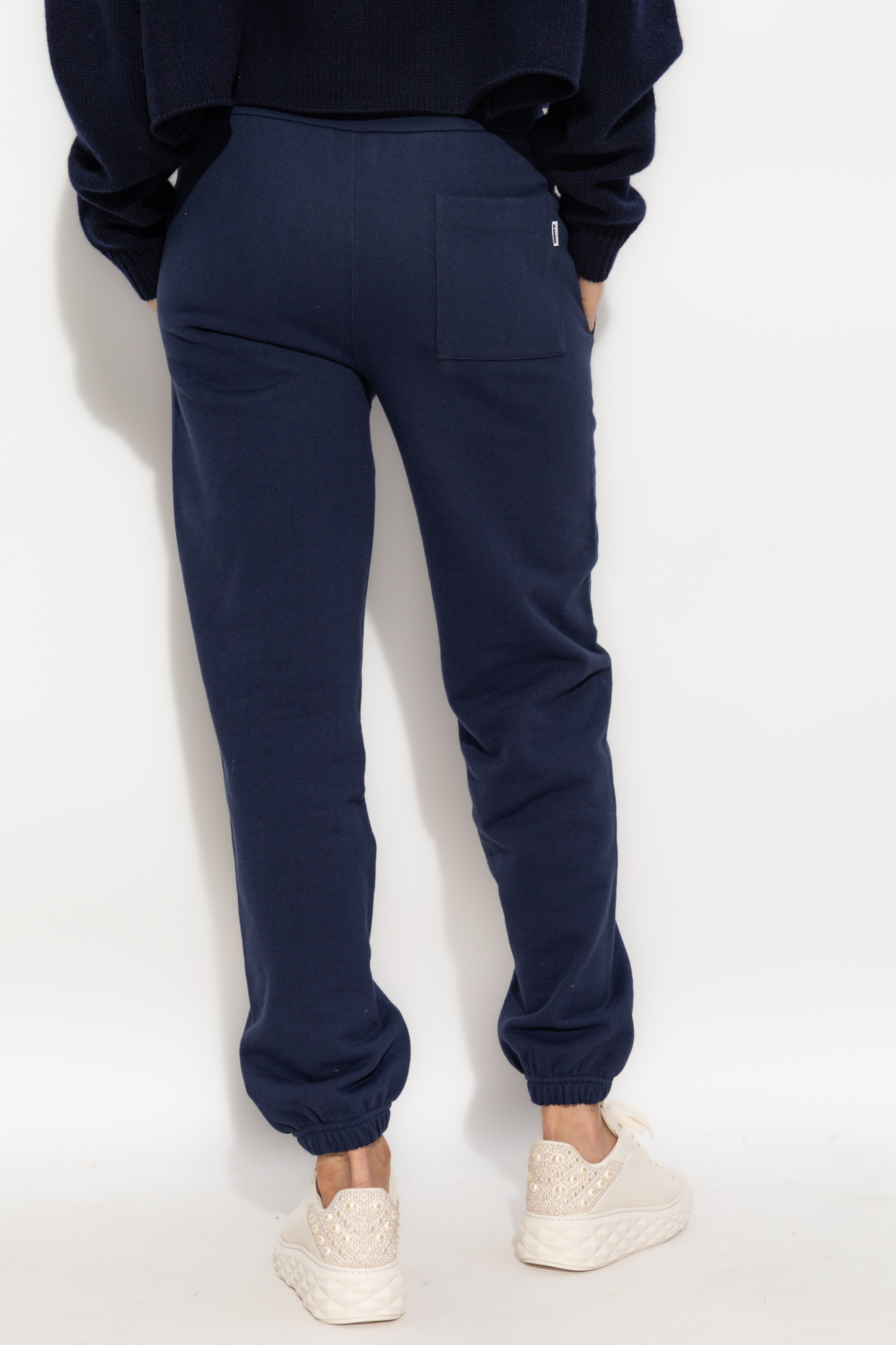 ボトムスその他 Jil Sander Navy blue cotton joggers (J53KA0006J20039 419) Navy blue Joggers JIL SANDER - Vitkac GB